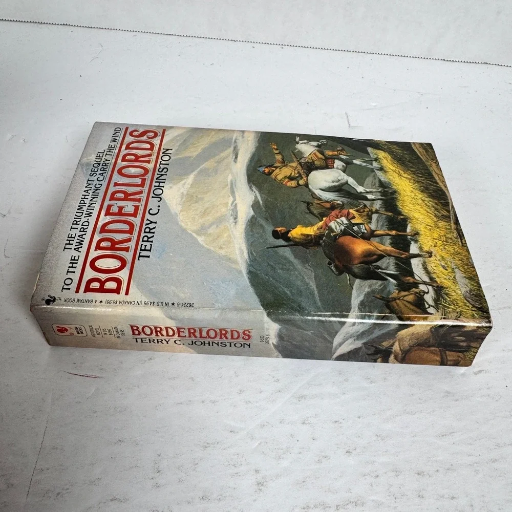 Borderlords Terry C.‎ Johnston 1986 First Bantam Edition Western Novel